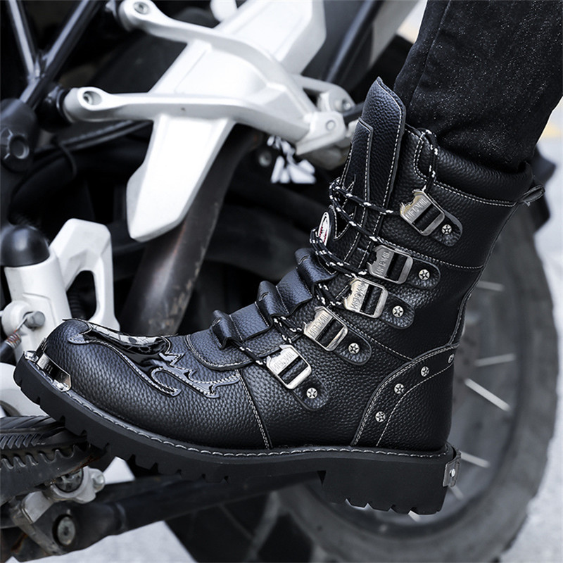 Men'S Fashion Plus - Sepatu Bot Sepeda Motor Empat Musim