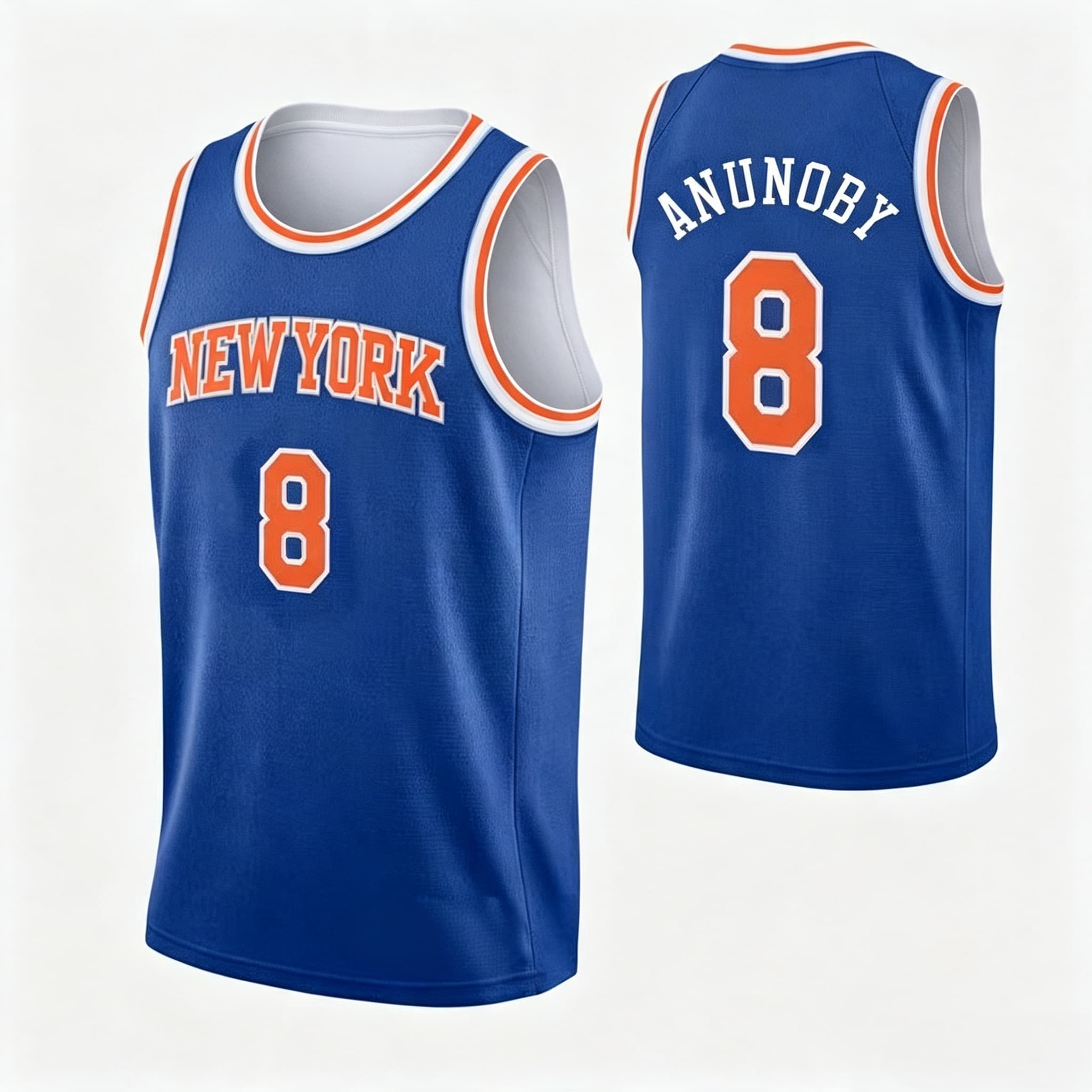 York Men'S Fashion - Men Anunoby # 8 Jersey Basket