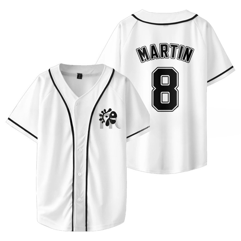 Mens Fashion Baseball Jersey - Kpop CORTIS Merch Kaus Lengan Pendek