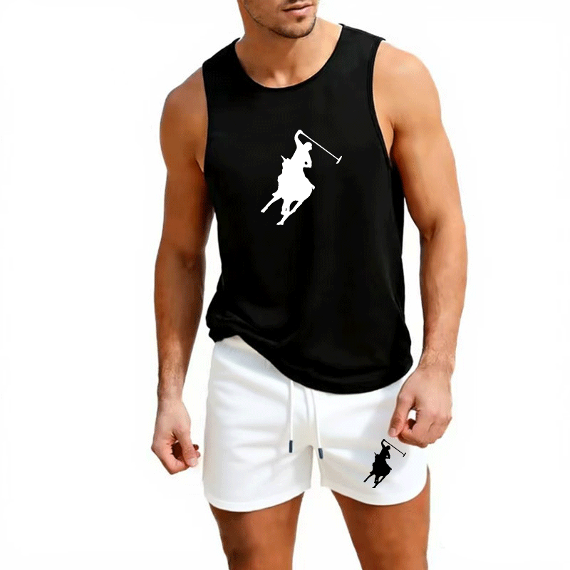 Mens Fashion Summer - Set Rompi dan Celana Pendek Musim