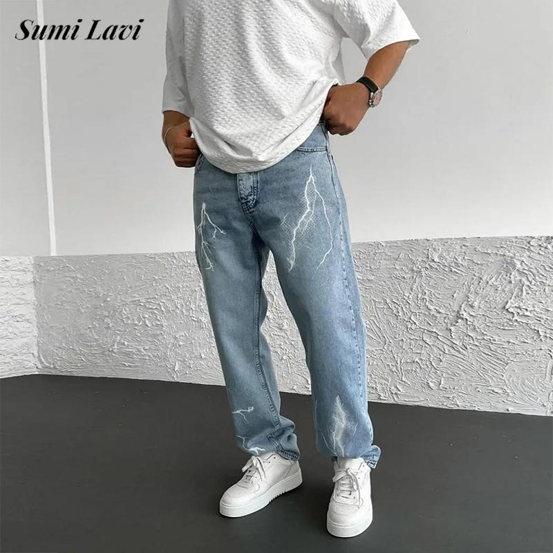 Men'S Fashion Jeans 2025 - Celana Jeans Pria Bergaya Musim Semi