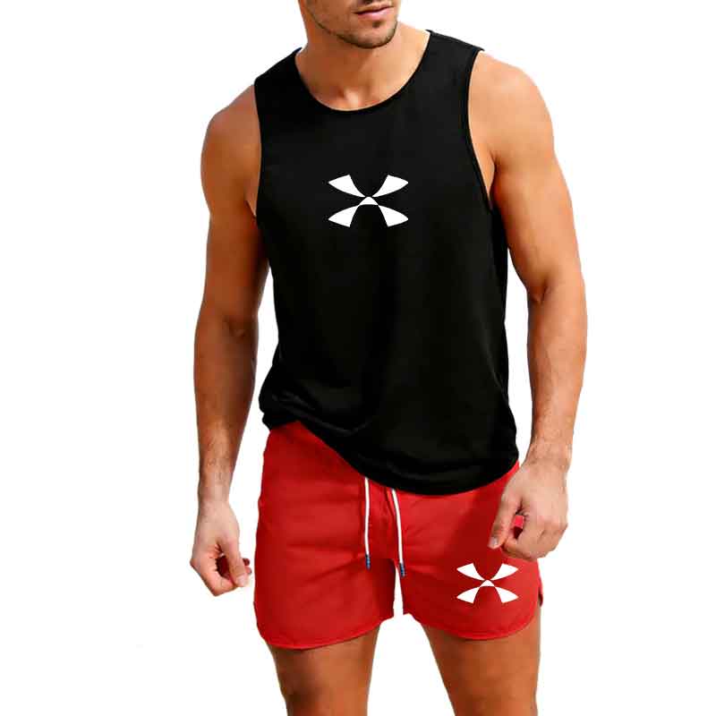 Mens Fashion Summer - Pakaian Olahraga Jogging Luar Ruangan Rompi