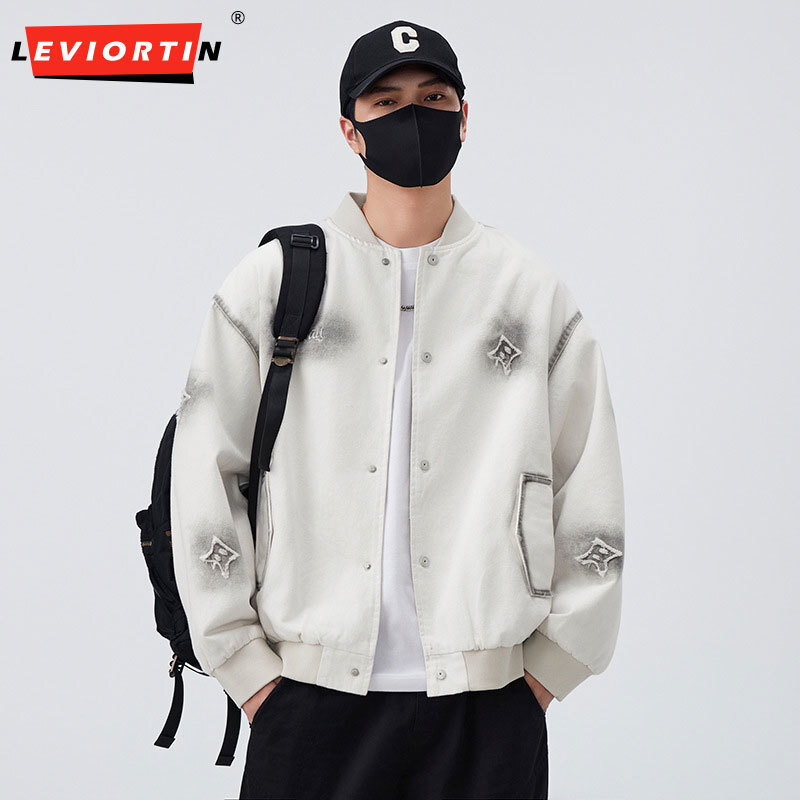 Mens Fashion Baseball Jersey - Jersey baseball pria musim gugur 2025,