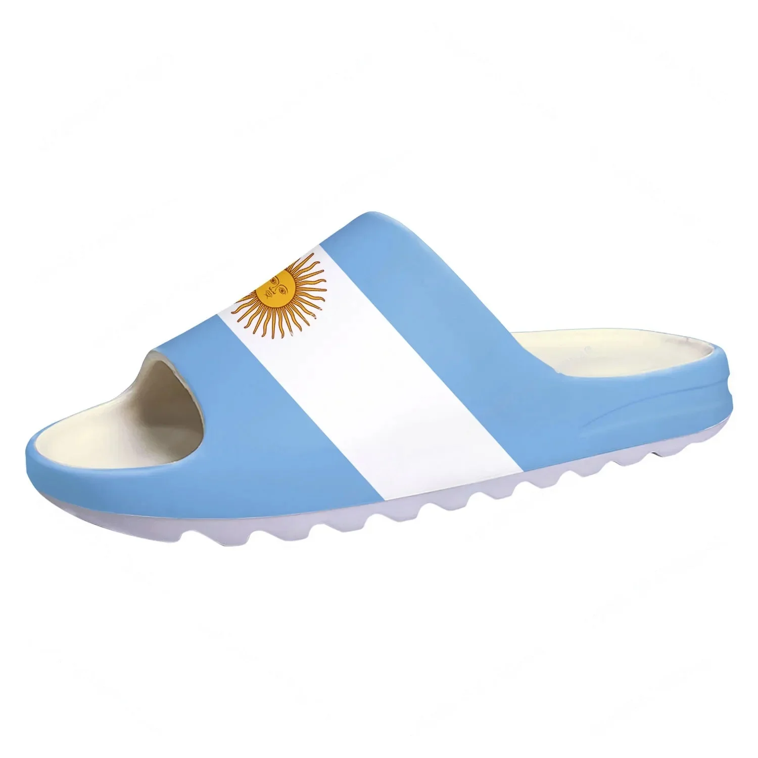 Mens Fashion Sandals - Sandal Rumah Sol Lembut Bermotif Bendera