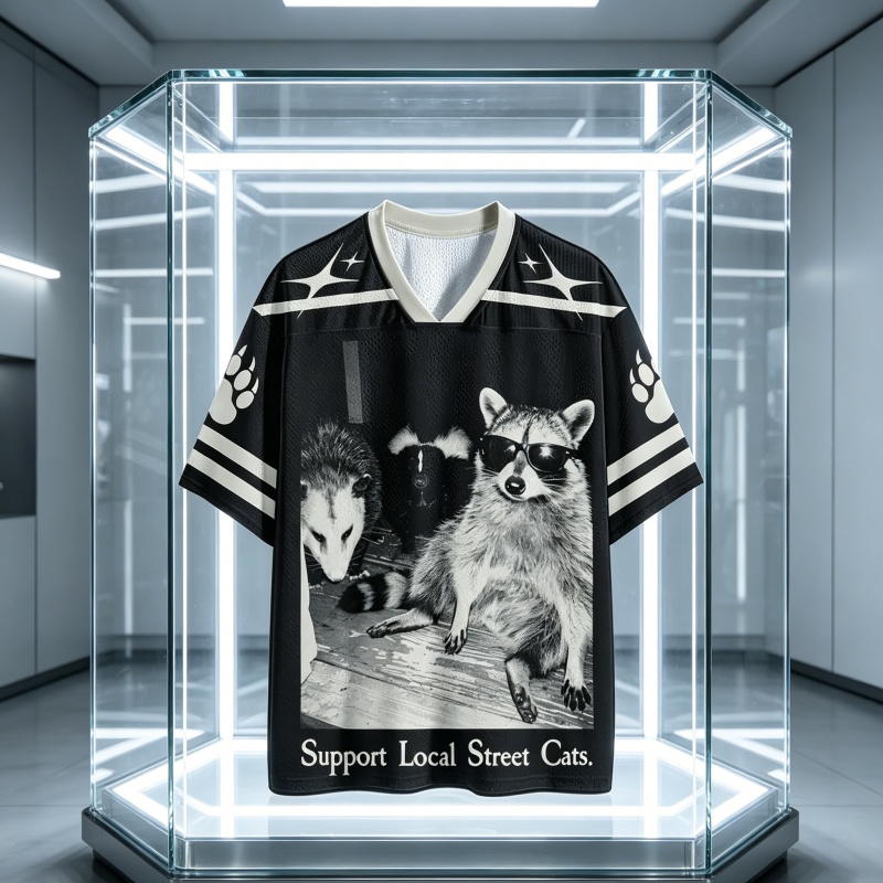 Men'S Fashion V Neck T Shirts - Kaus Cetak 3D Sangat Gila Motif