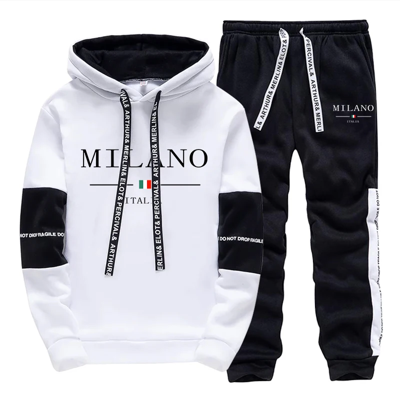 Men'S Fashion For 2026 - Set Pria/Hoodie/Celana Italia Hoodie Trendi Pakaian