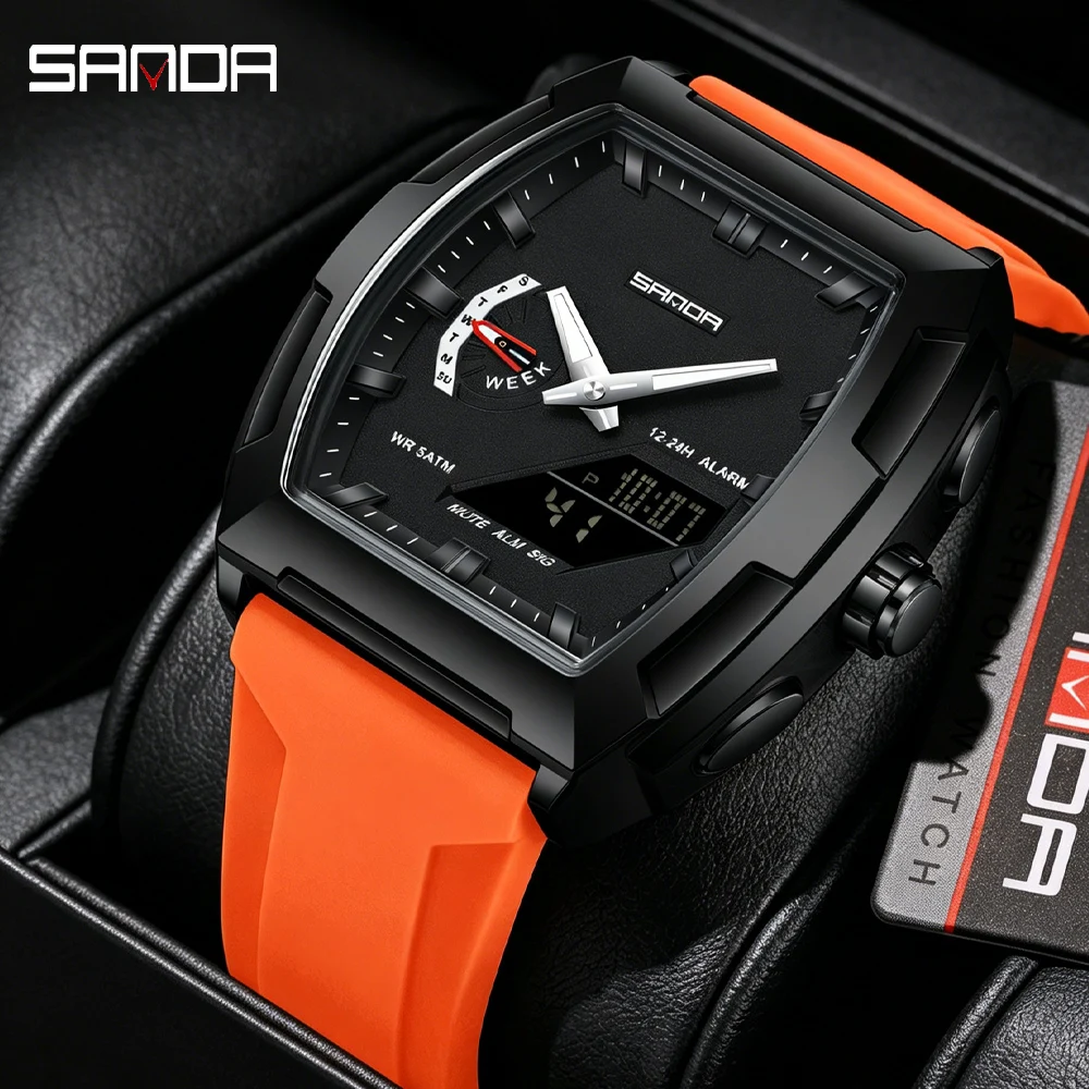 Men'S Fashion Zone - SANDA Jam Tangan Pria Militer Jam