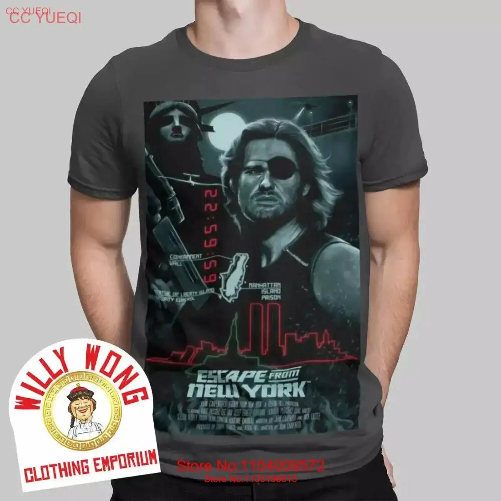 York Men'S Fashion - Kaos Escape From New York Film