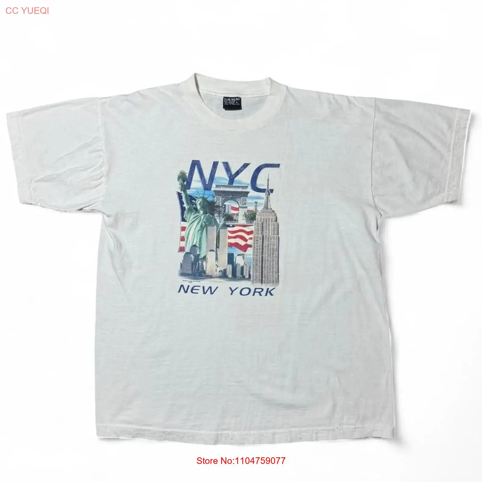 York Men'S Fashion - Kaos Vintage Y2K New York Souvenir