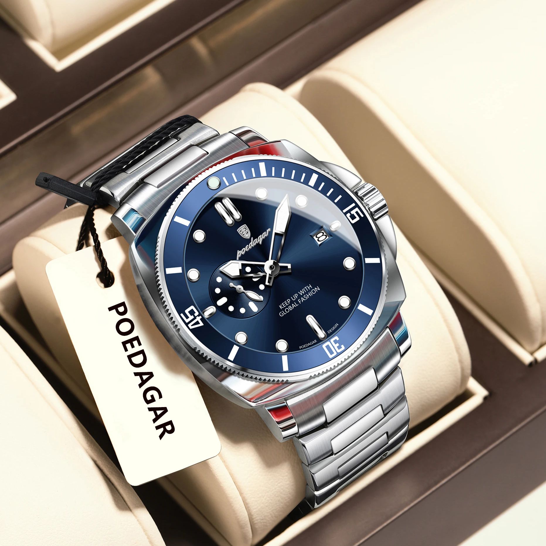 POEDAGAR Jam Tangan Mewah Modi - Men'S Fashion Zone ulasan dan harga