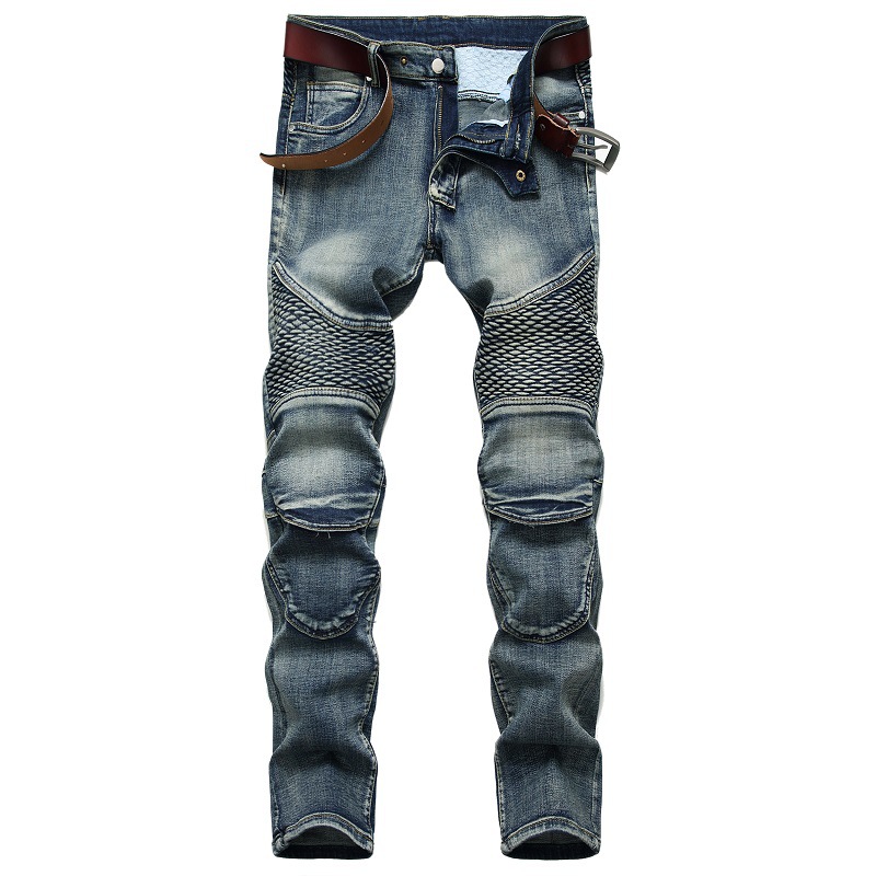 Celana Sepeda Motor Baru 2025  - Men'S Fashion Jeans 2025 ulasan dan harga