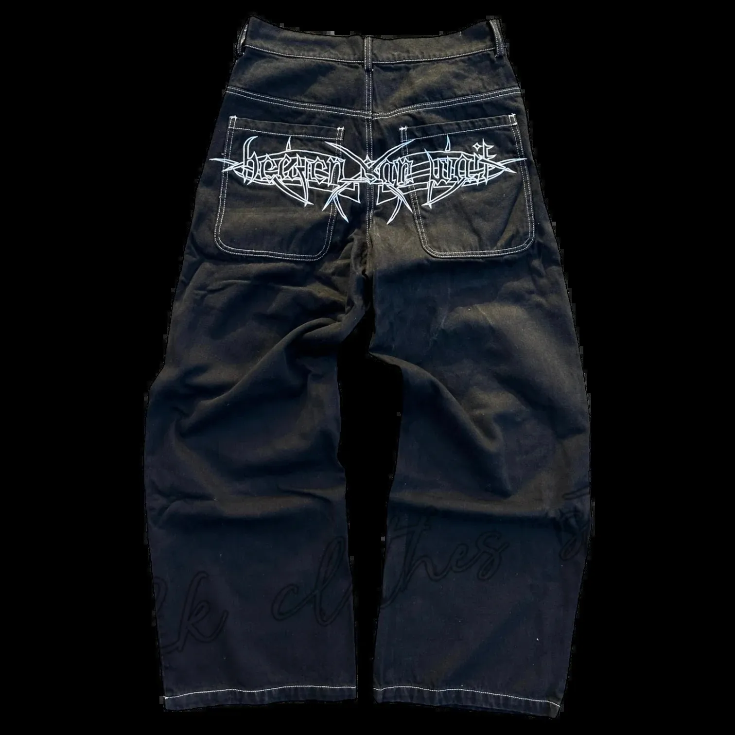 Jeans Gambar Cetak Baru 2025 J - Men'S Fashion Jeans 2025 ulasan dan harga