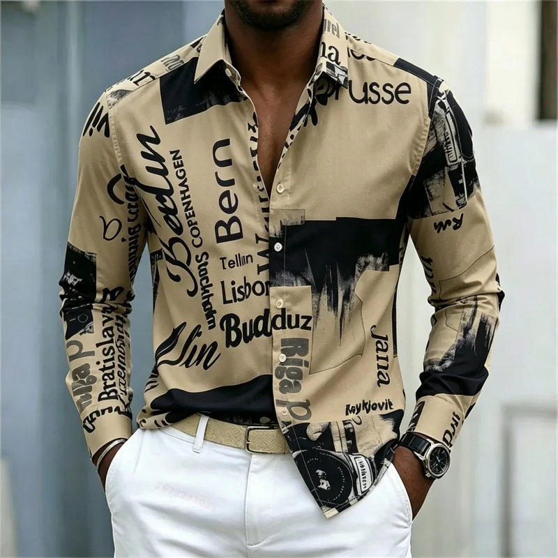 Kemeja Pria Lengan Panjang Ber - Mens Fashion Summer ulasan dan harga