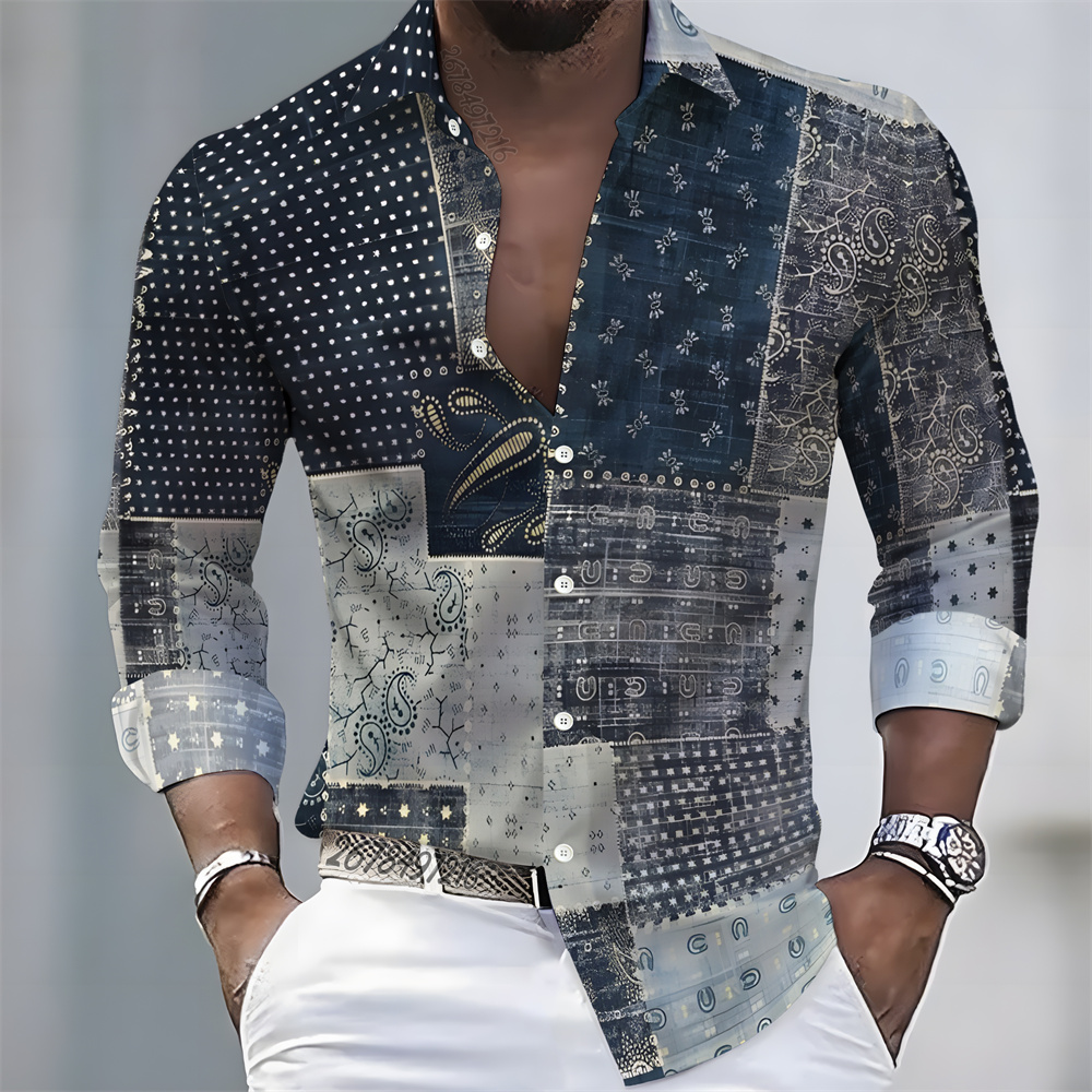 Kemeja pria lengan panjang mot - Mens Fashion Summer ulasan dan harga