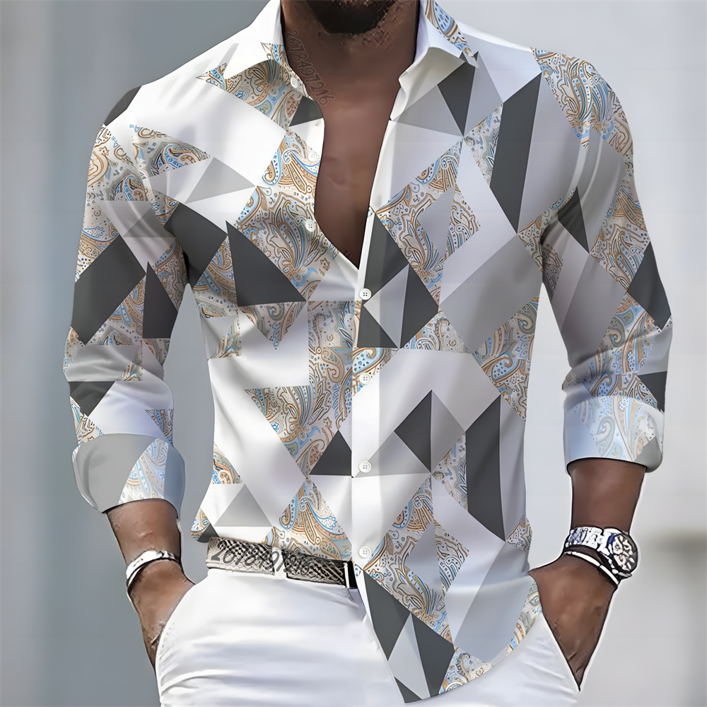 Kemeja pria lengan panjang mot - Mens Fashion Summer ulasan dan harga