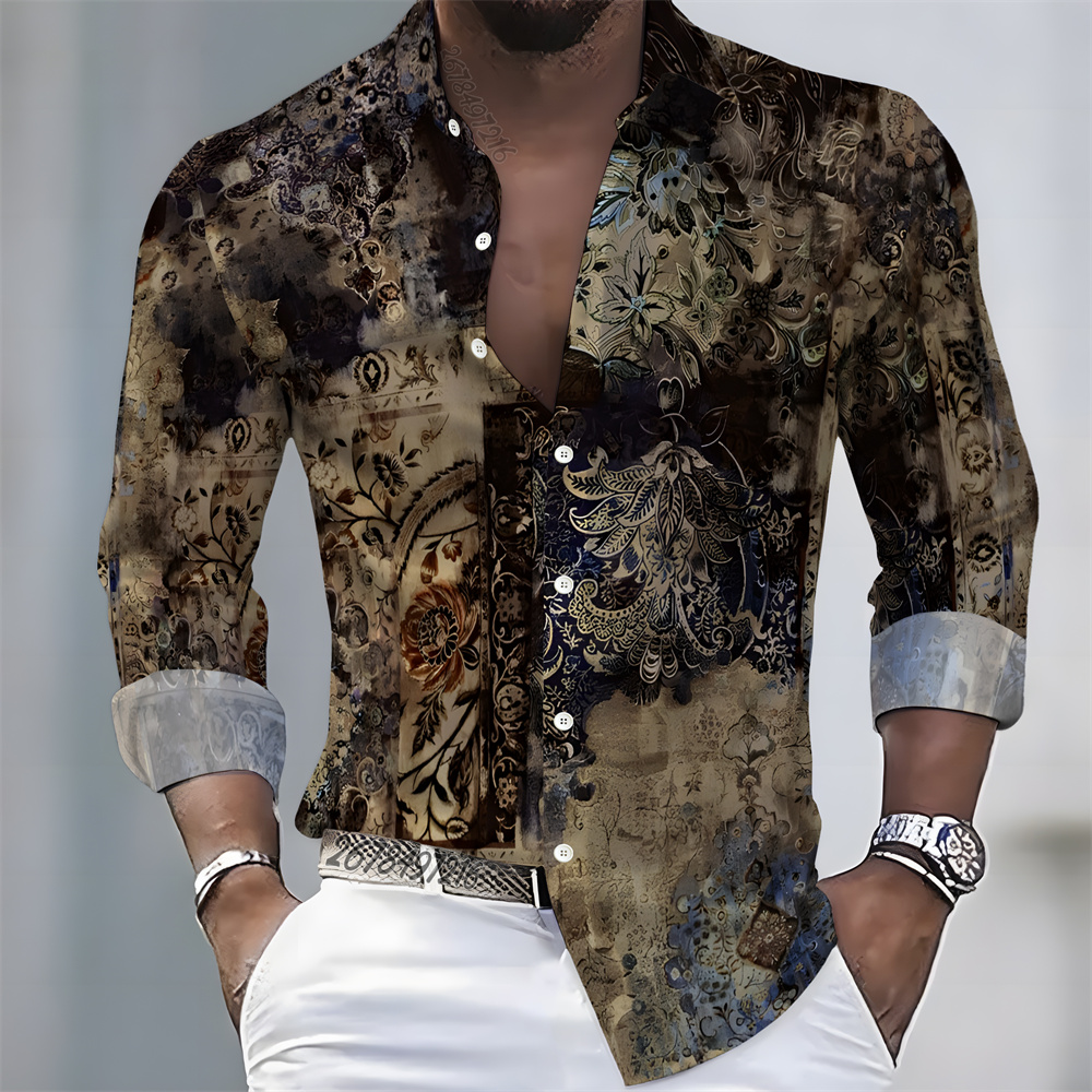 Kemeja pria lengan panjang mot - Mens Fashion Summer ulasan dan harga