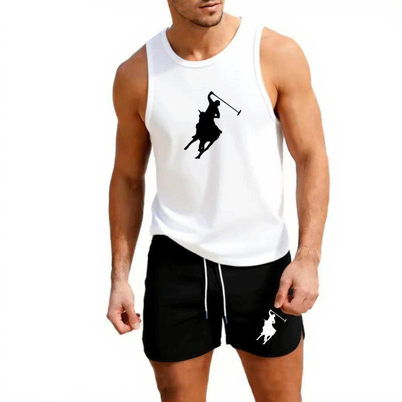Set Rompi dan Celana Pendek Mu - Mens Fashion Summer ulasan dan harga