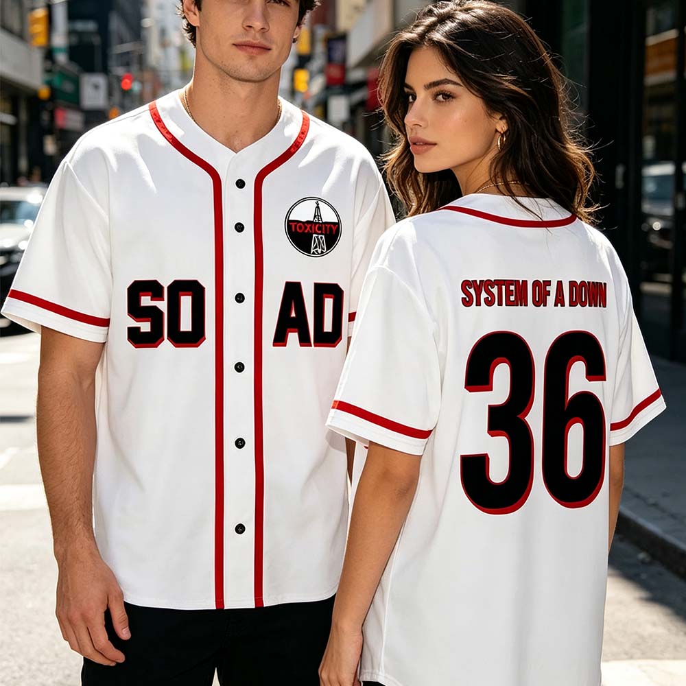 System of A Down Baseball Jers - Mens Fashion Baseball Jersey ulasan dan harga