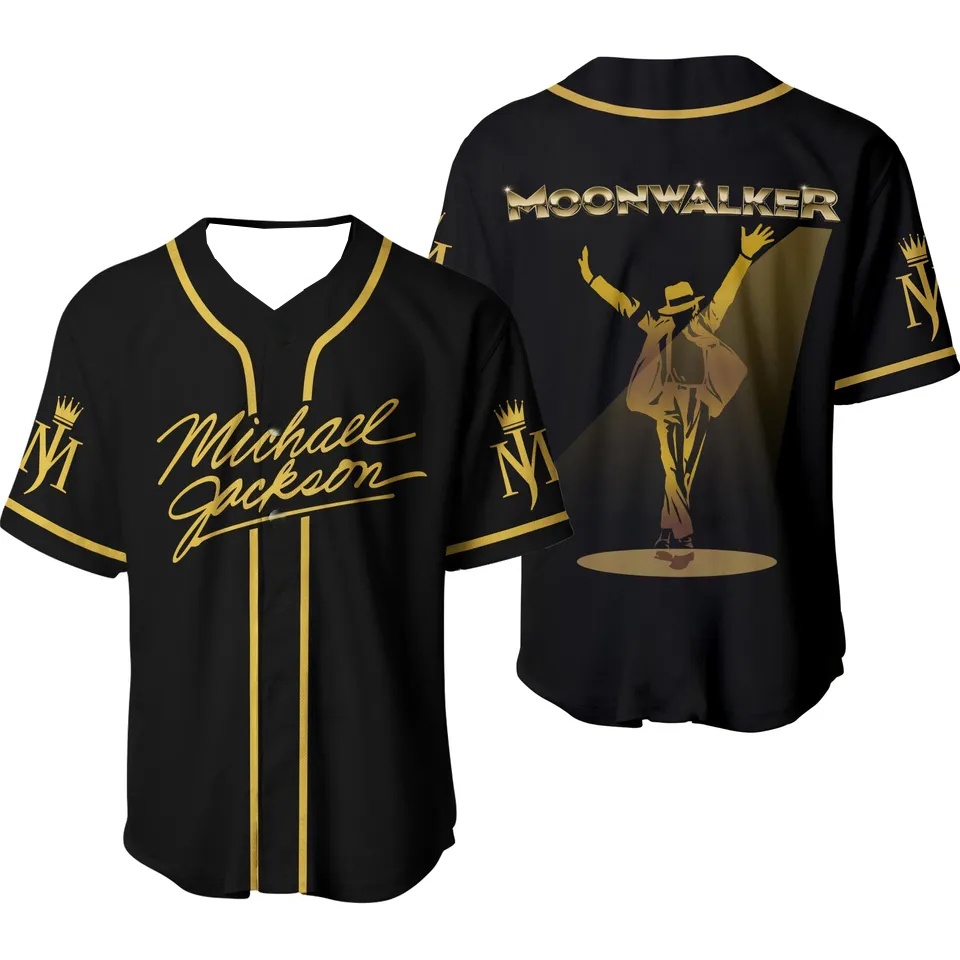2026Michael Jackson Moonwalker - Mens Fashion Baseball Jersey ulasan dan harga
