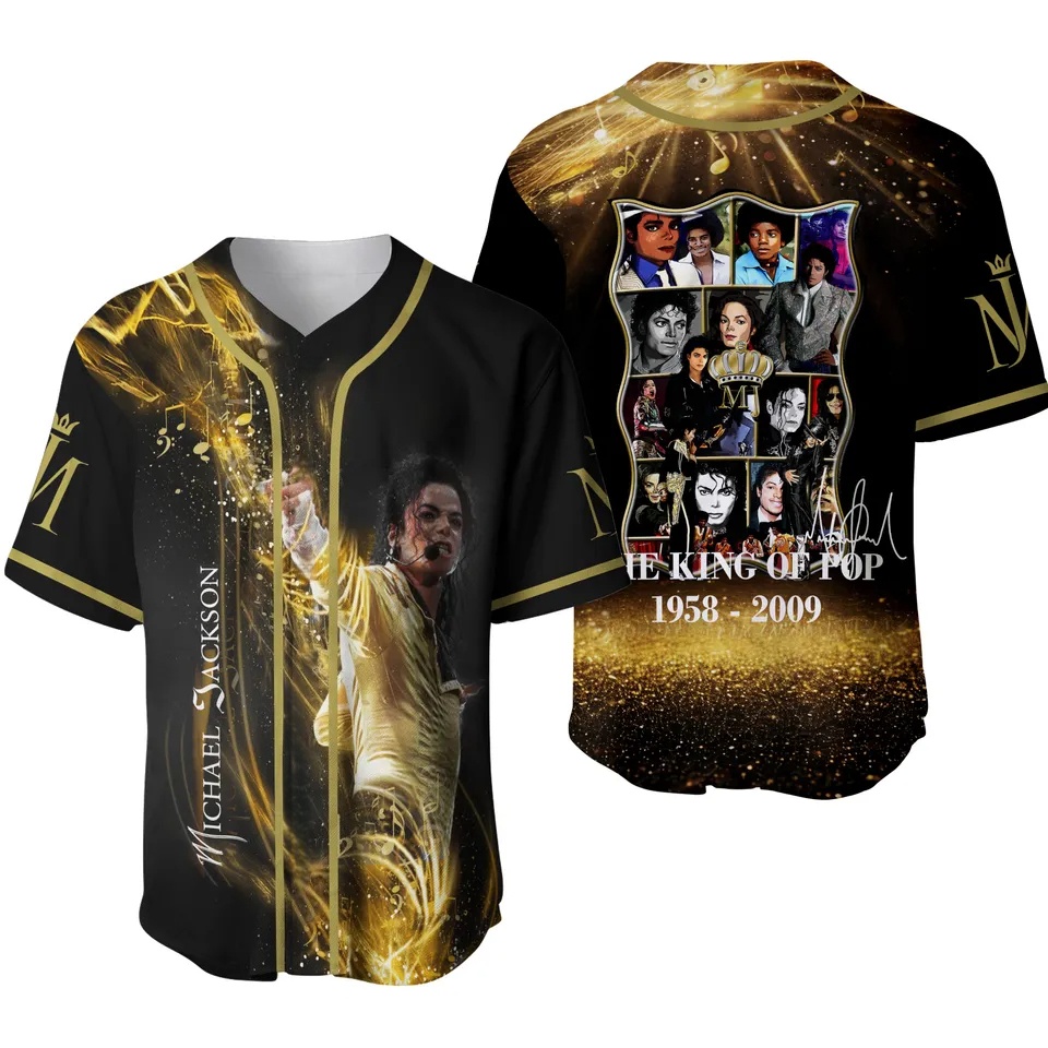 2026Michael Jackson Moonwalker - Mens Fashion Baseball Jersey ulasan dan harga