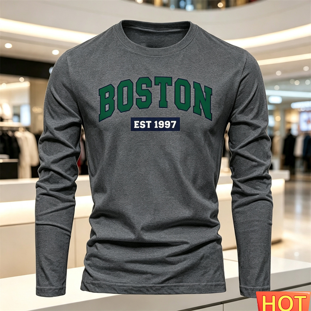 Kaos Lengan Panjang Pria Musim - Men'S Fashion Outfits ulasan dan harga
