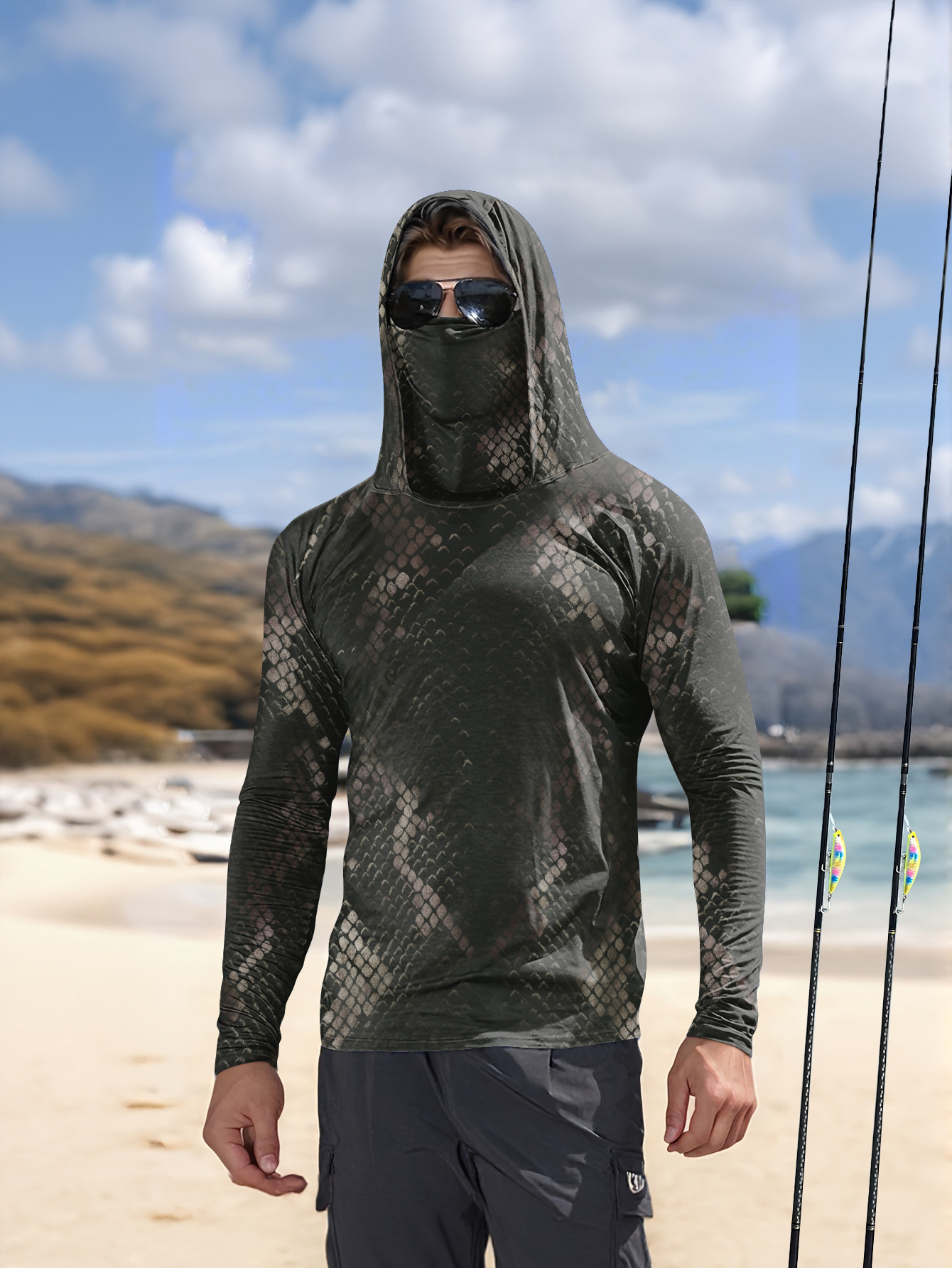 Kemeja Memancing Pria Berkerud - Mens Fashion Summer ulasan dan harga