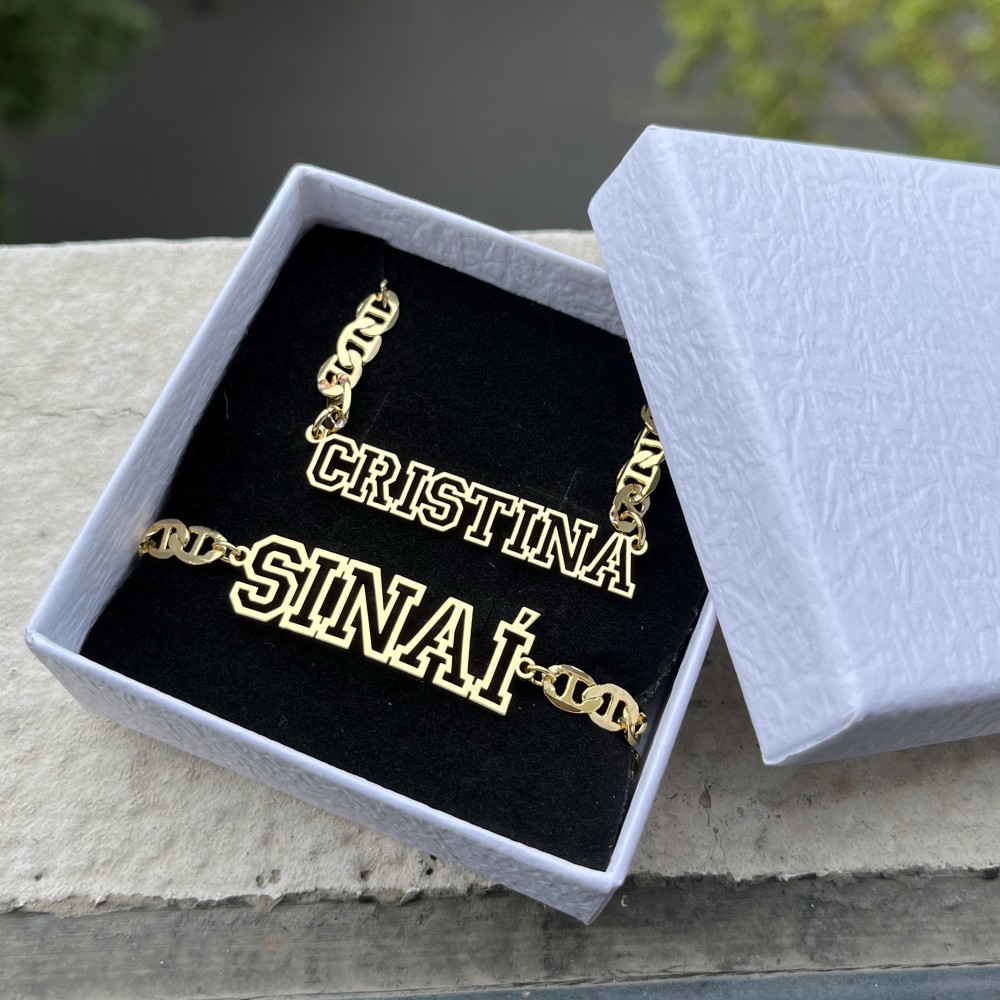DUOYING kalung berongga nama k - Men'S Fashion Gold Chain ulasan dan harga