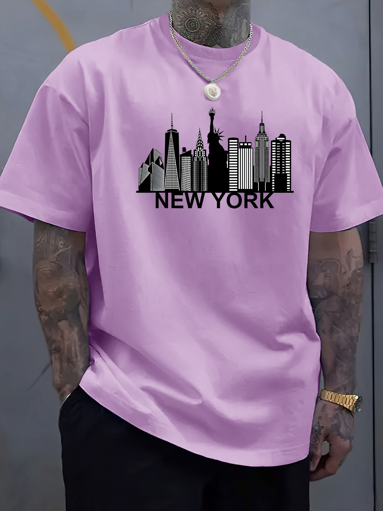 Kaos pria berbahan katun denga - York Men'S Fashion ulasan dan harga