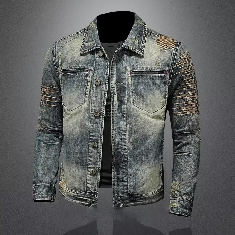 Jaket Denim Musim Dingin 2025  - Men'S Fashion Jeans 2025 ulasan dan harga