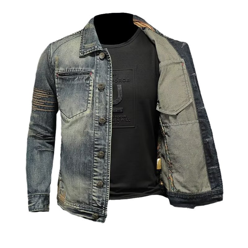 Jaket Denim Musim Dingin 2025  - Men'S Fashion Jeans 2025 ulasan dan harga