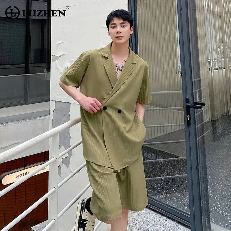 LUZHEN Setelan Pria Tampan Mus - Men'S Fashion For 2026 ulasan dan harga