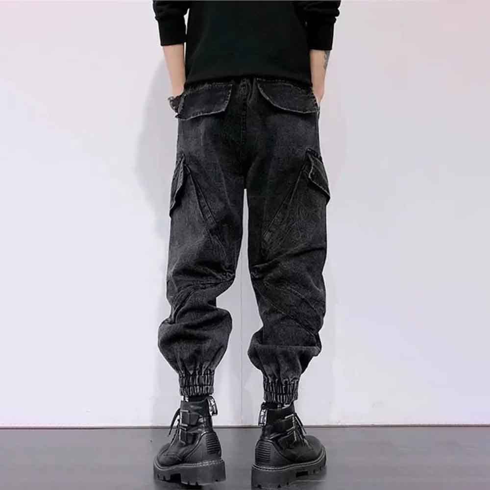 Celana Denim Pria Warna Solid  - Men'S Fashion Jeans 2025 ulasan dan harga