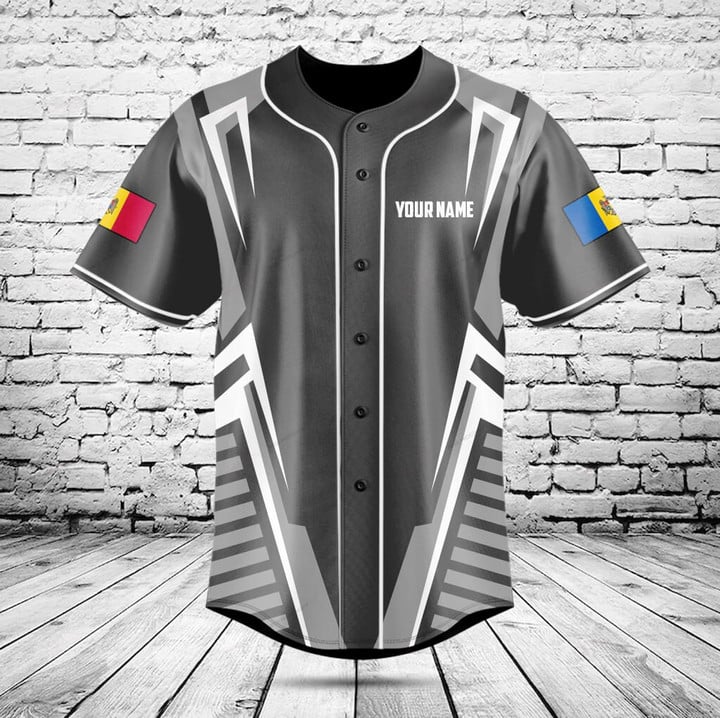 Kemeja Kancing Grafis Bendera  - Mens Fashion Baseball Jersey ulasan dan harga