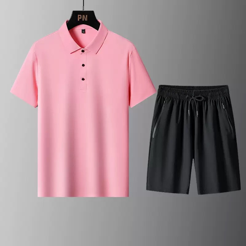 Set Kemeja Polo Lengan Pendek  - Men'S Fashion Plus ulasan dan harga