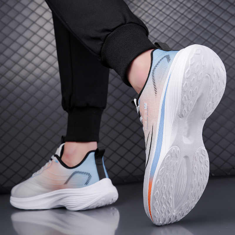 Sepatu Sol Karet Kulit Sinteti - Mens Fashion Trainers 2025 ulasan dan harga