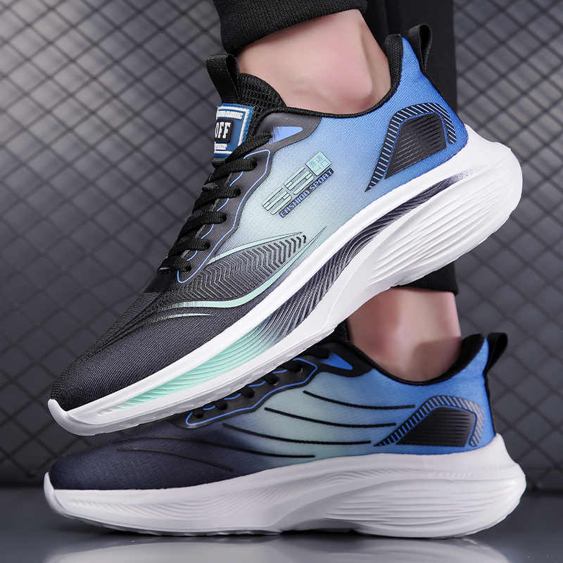 Sepatu Sol Karet Kulit Sinteti - Mens Fashion Trainers 2025 ulasan dan harga