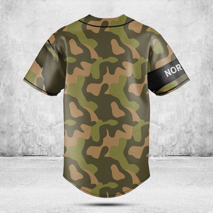 Kaos Kancing Grafis Peta Norwe - Mens Fashion Baseball Jersey ulasan dan harga