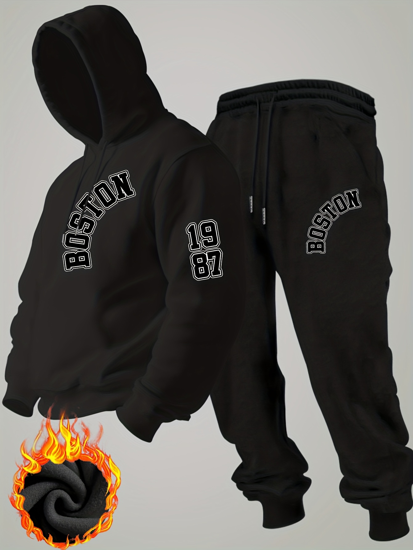 2026 Setelan Hoodie Fleece Mus - Men'S Fashion Outfits ulasan dan harga