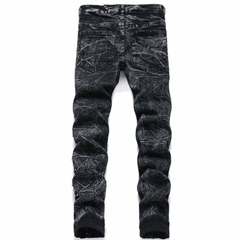 2025 desain rivet trendi jalan - Men'S Fashion Jeans 2025 ulasan dan harga