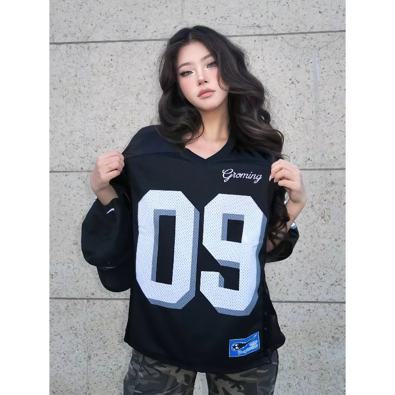 Kaos Lengan Pendek V-neck 3D P - Men'S Fashion V Neck T Shirts ulasan dan harga