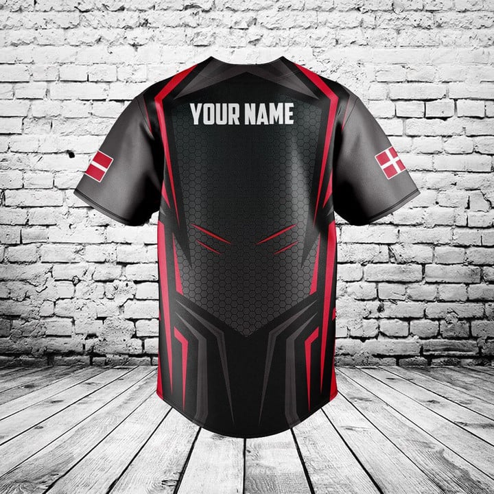 Kemeja Kancing Grafis Bendera  - Mens Fashion Baseball Jersey ulasan dan harga