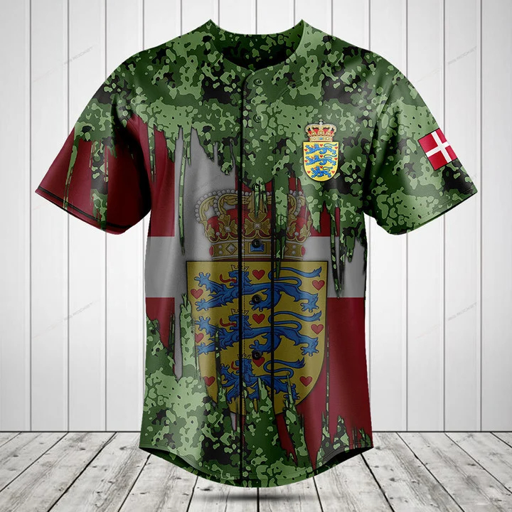 Kemeja Kancing Grafis Bendera  - Mens Fashion Baseball Jersey ulasan dan harga