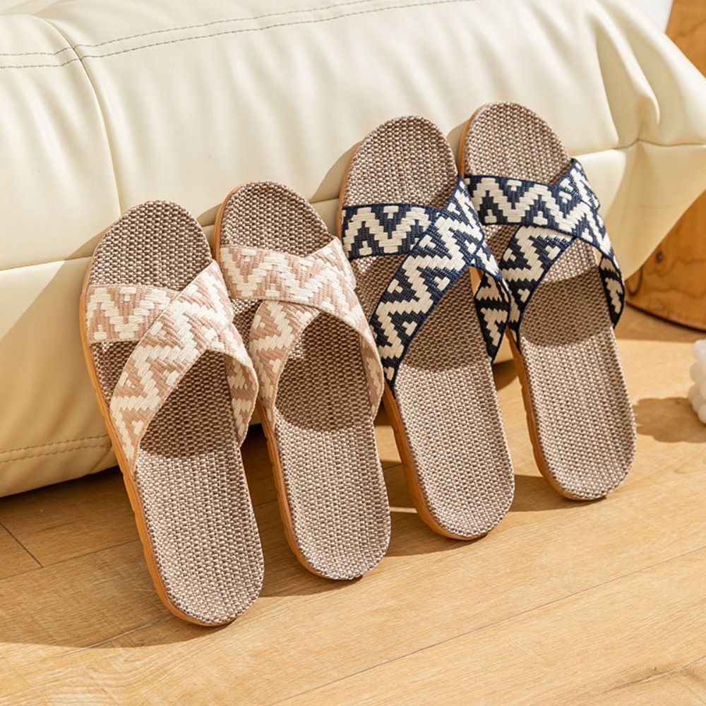 Sendal Linen Gaya Etnis, Sanda - Mens Fashion Sandals ulasan dan harga