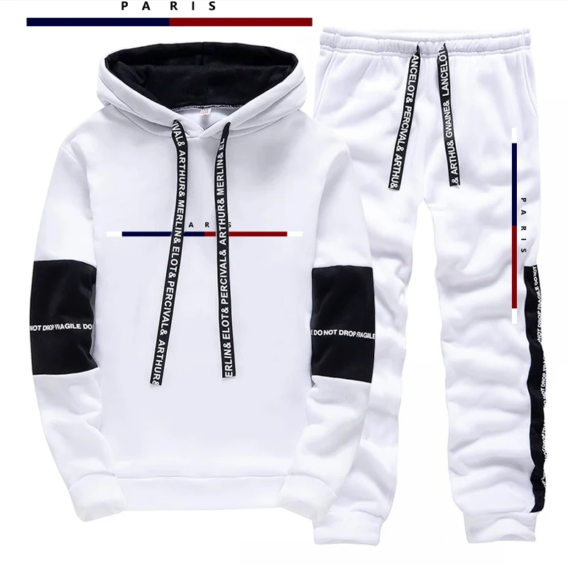 Setelan Pria Motif Cetak Paris - Men'S Fashion Outfits ulasan dan harga